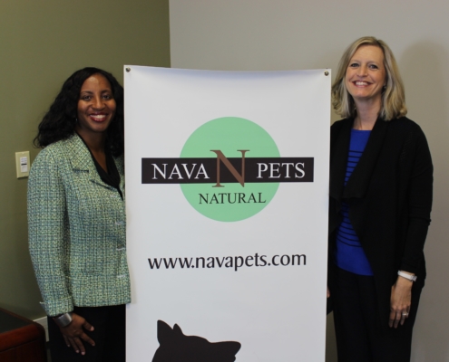 NAVA PET's Janel Young with Florida SBDC at UCF's Jill McLaughlin (L-R)