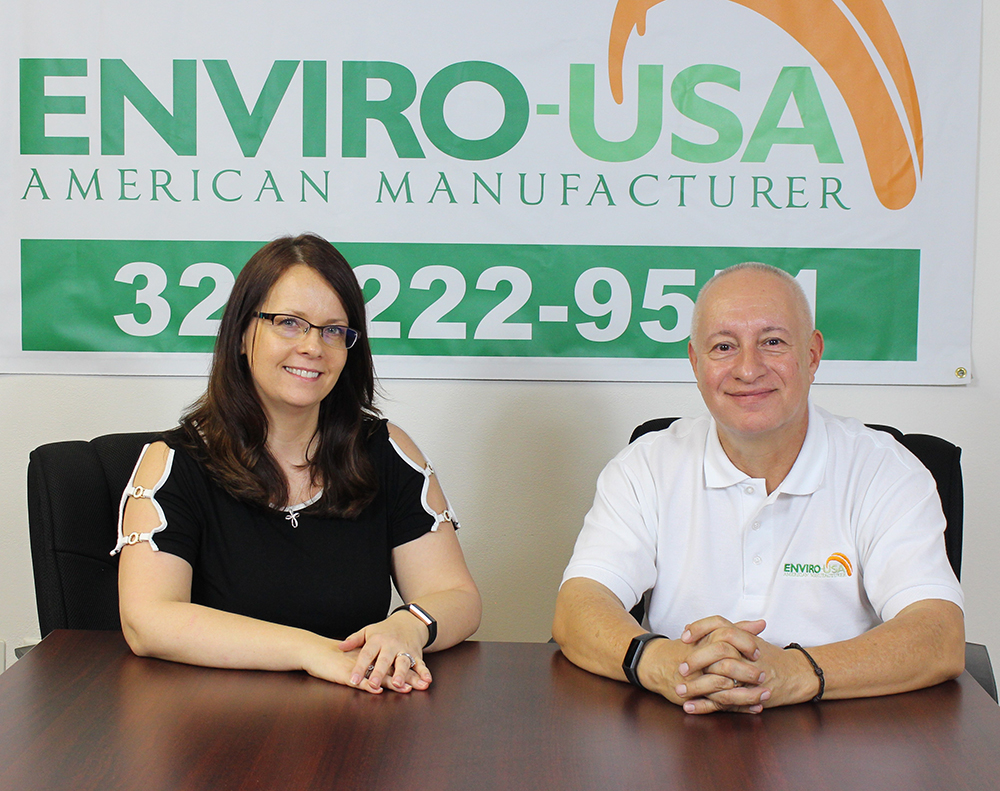 Enviro USA Manufacturing's Jennifer and Luis Vargas